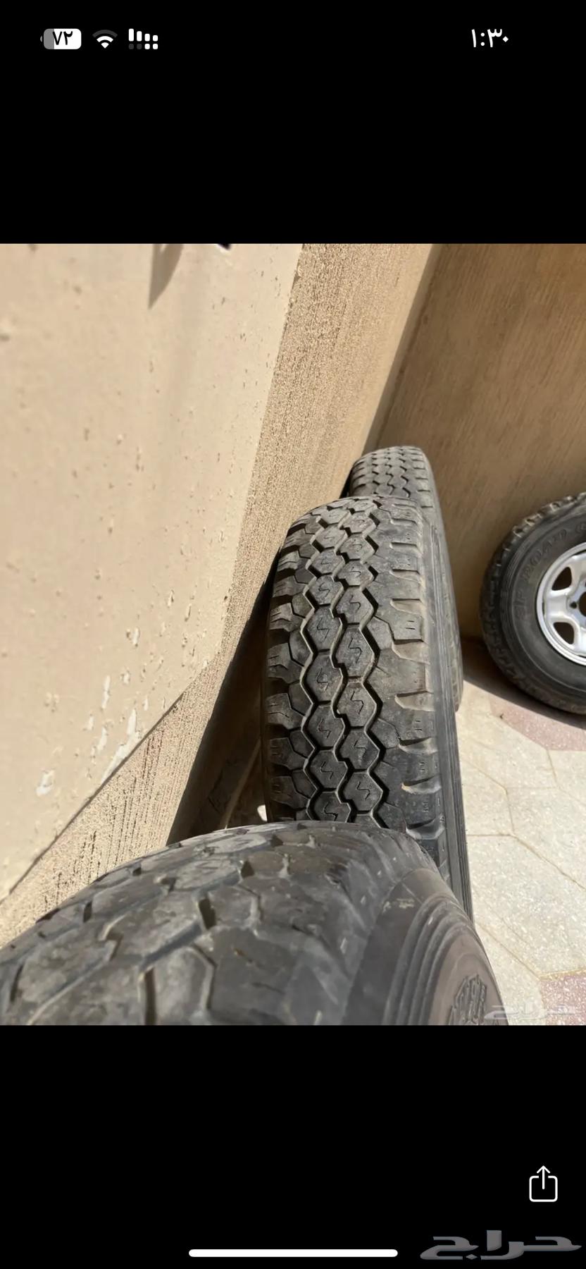 جنوط ديزل 6 انش مع كفرات حجري دنلوب64409282920579110