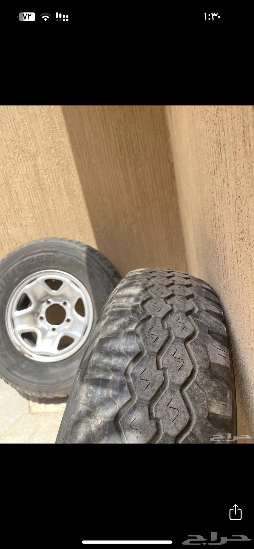 جنوط ديزل 6 انش مع كفرات حجري دنلوب64409282920579113