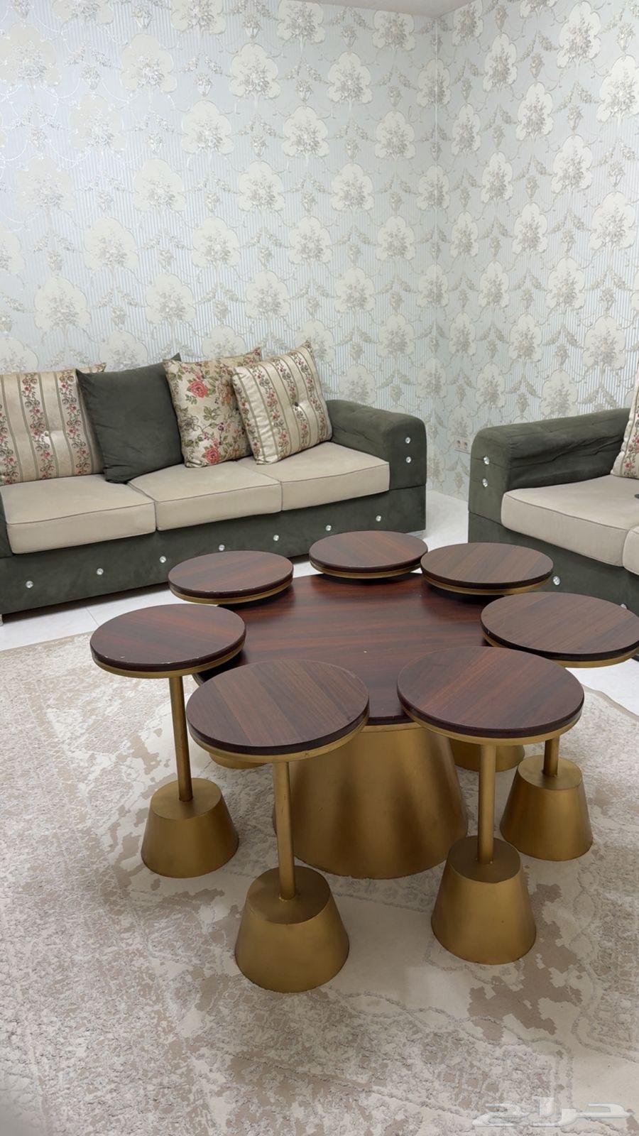 Sofas, tables, trolley, and semi-new entrance64233947259651112