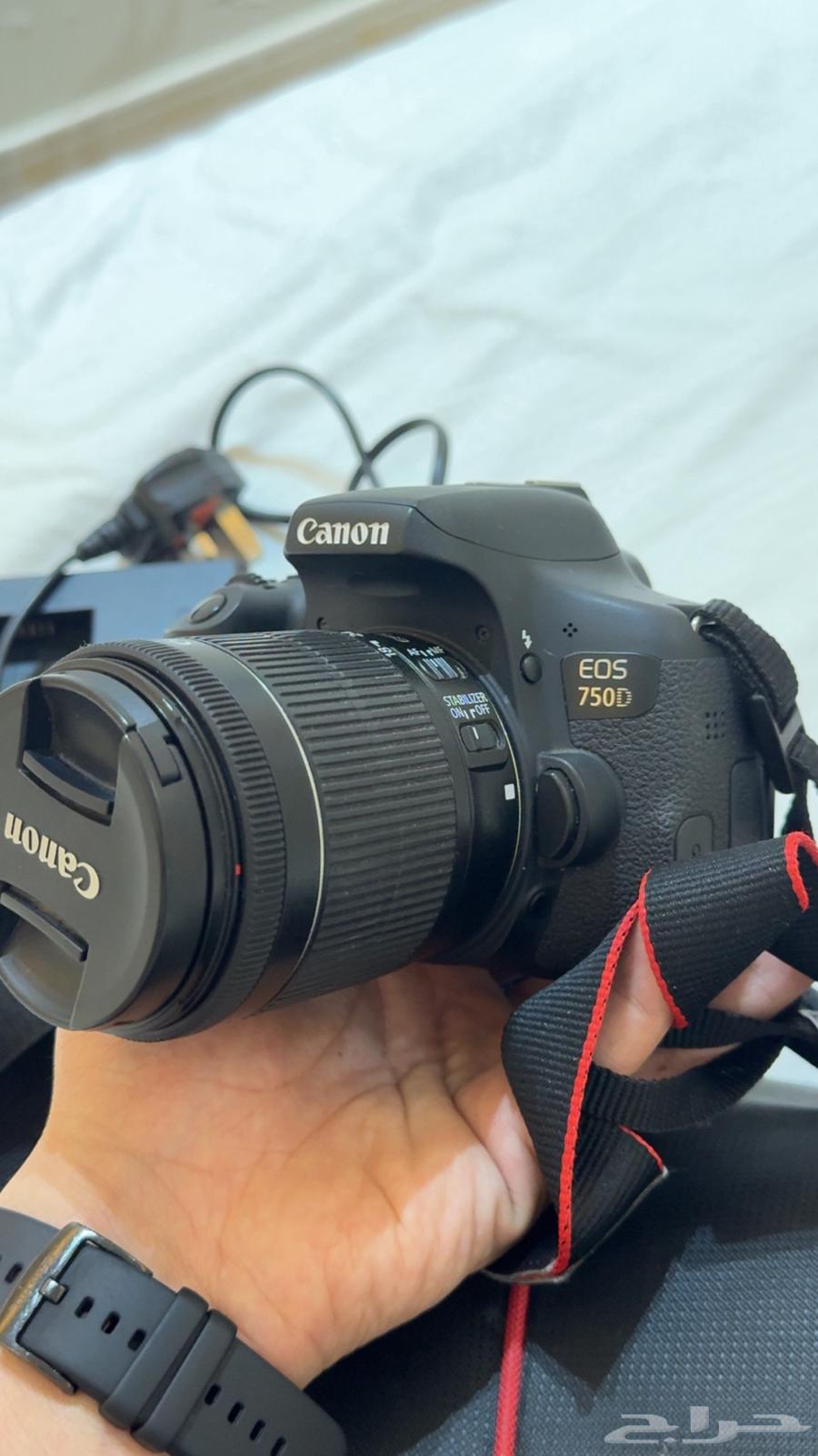 كاميرا canon (750D) اخت الجديد بملحقاتها64256592964098113