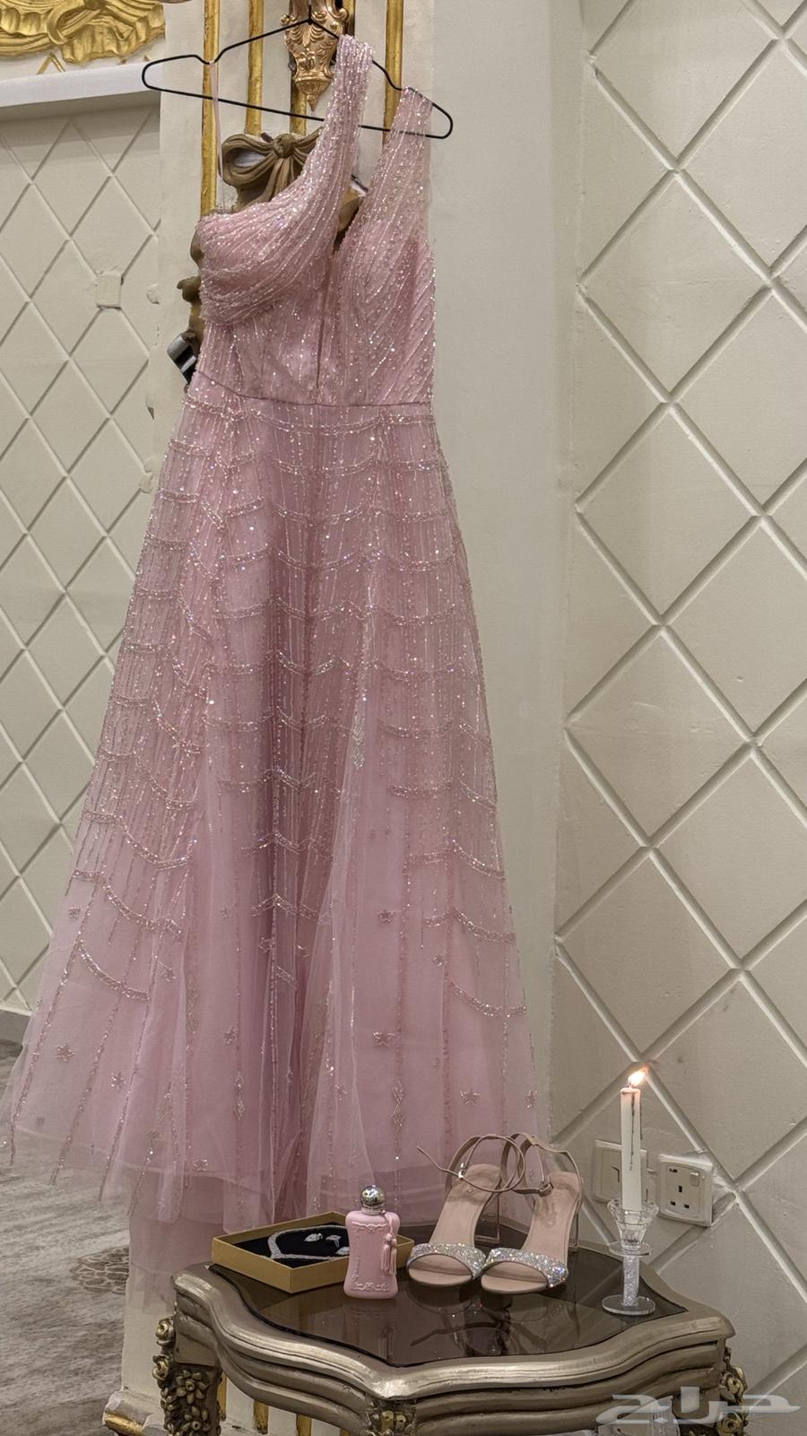 فستان وردي فخم لأخت العروسة او العريس64262021118593110