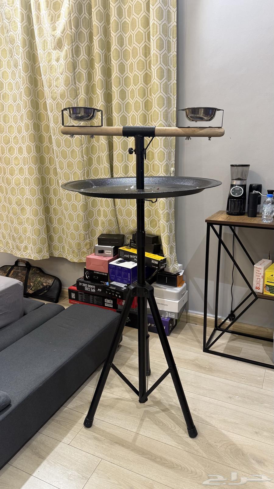 ستاند ببغاء و طيور كبيره و صغيره مع اكاله و شرابه جديد64256593228033110