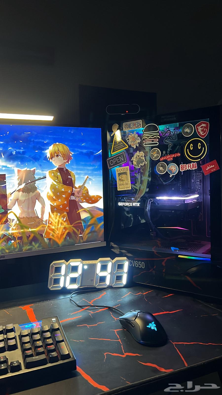 Pc للألعاب والجرافيك بكرت RTX 3060Ti64267701597826112