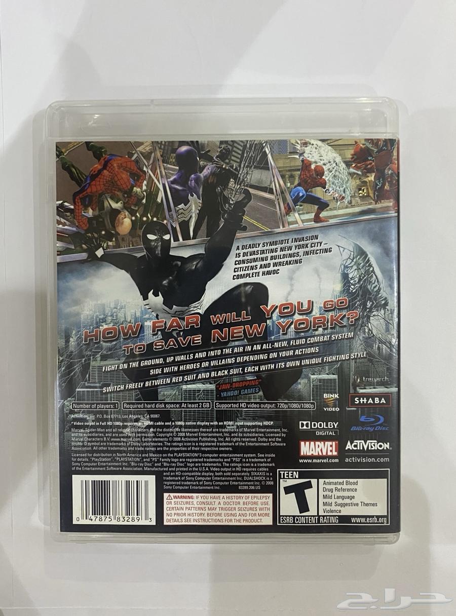 ps3 Spiderman web of shadows64259463033345111