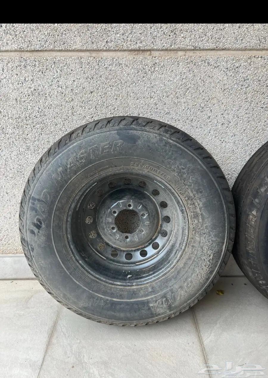 Tire set with rims, used for a week64218744393731113