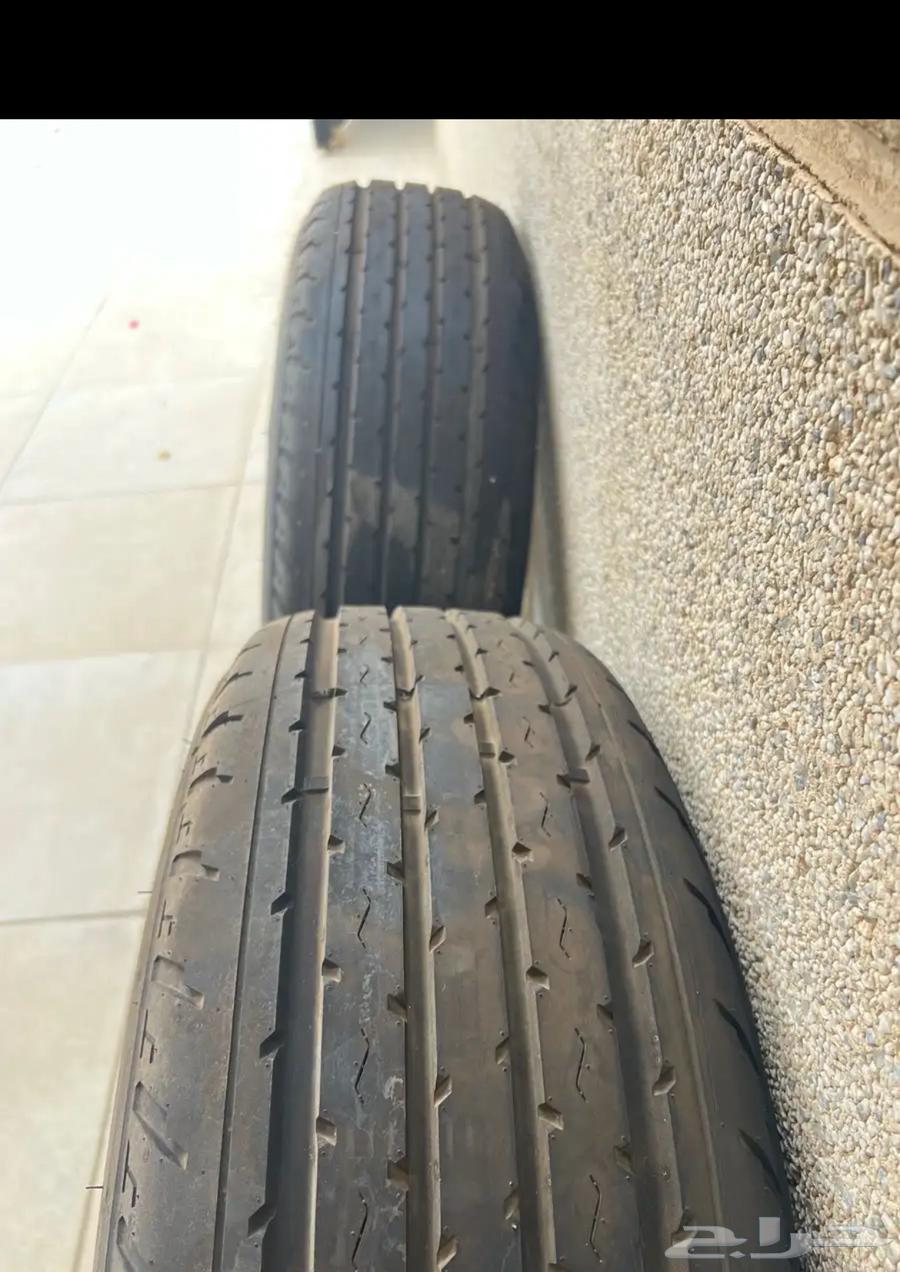 Tire set with rims, used for a week64218744393731111