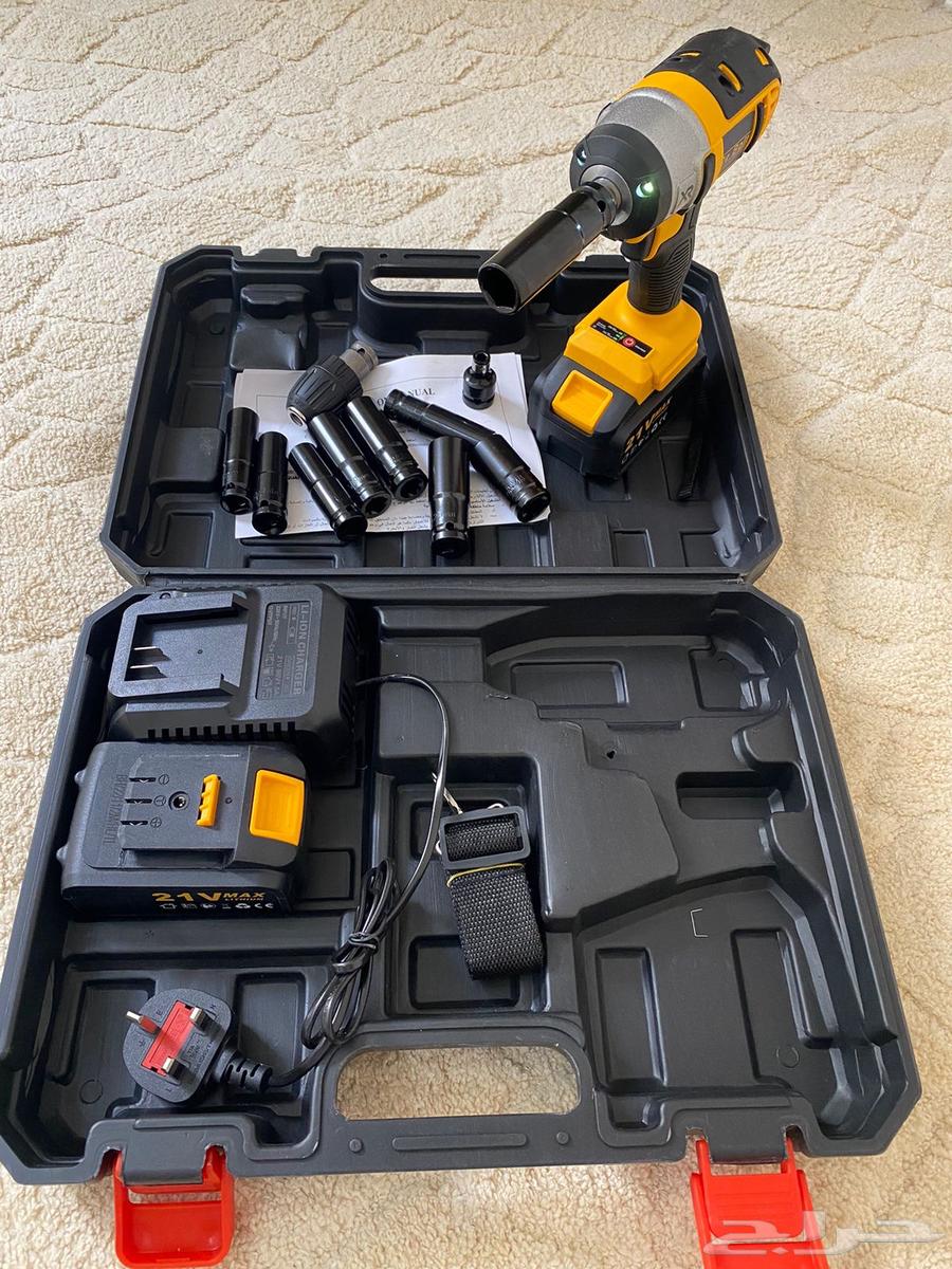 دريل مفتاح مفك حبات مسامير كفرات قوي ممتاز شحن مثل دريل هواء64422489323905113