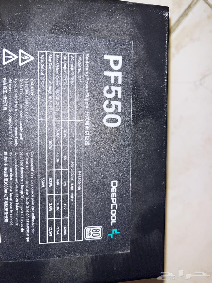 باور سبلاي PF550 من شركة deepcool64270415283459112