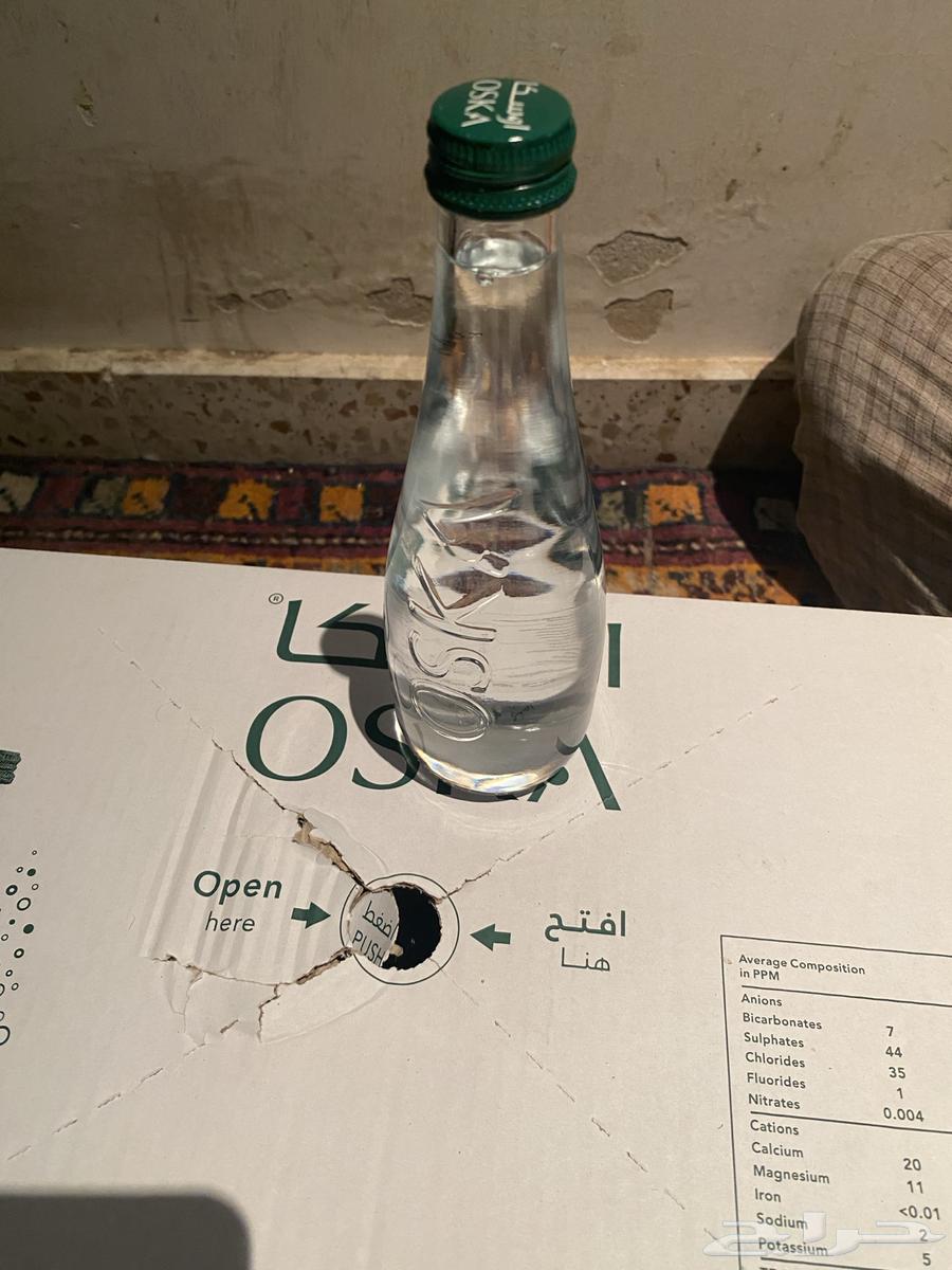 يوجد لدينا مياة اوسكا فوارة 35كرتون تاريخ جديدسعرالكرتون 2564268891896579111