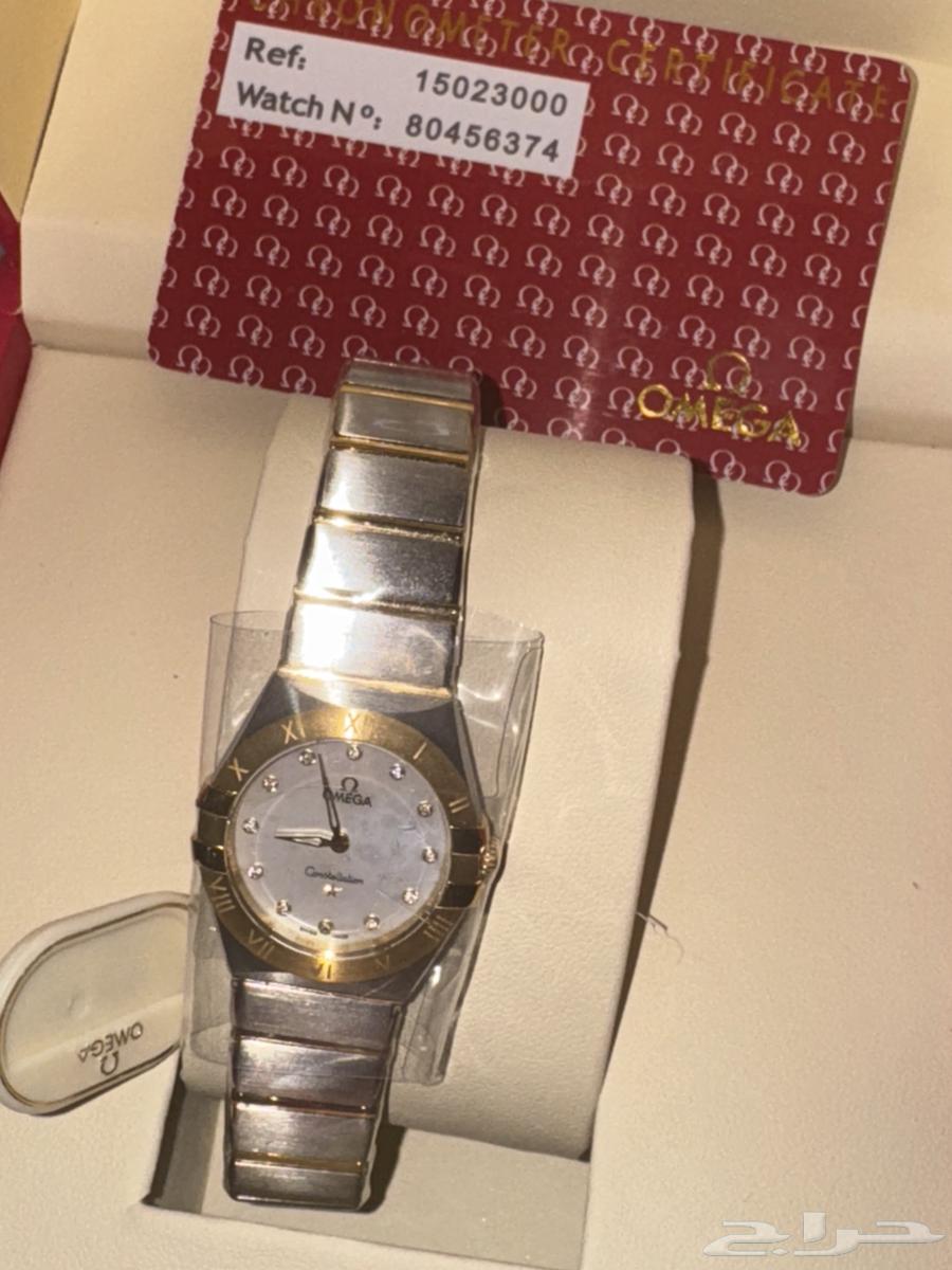 ساعة أوميجا نسائية وسلسال وأسوارة فان كليف64272161624706110