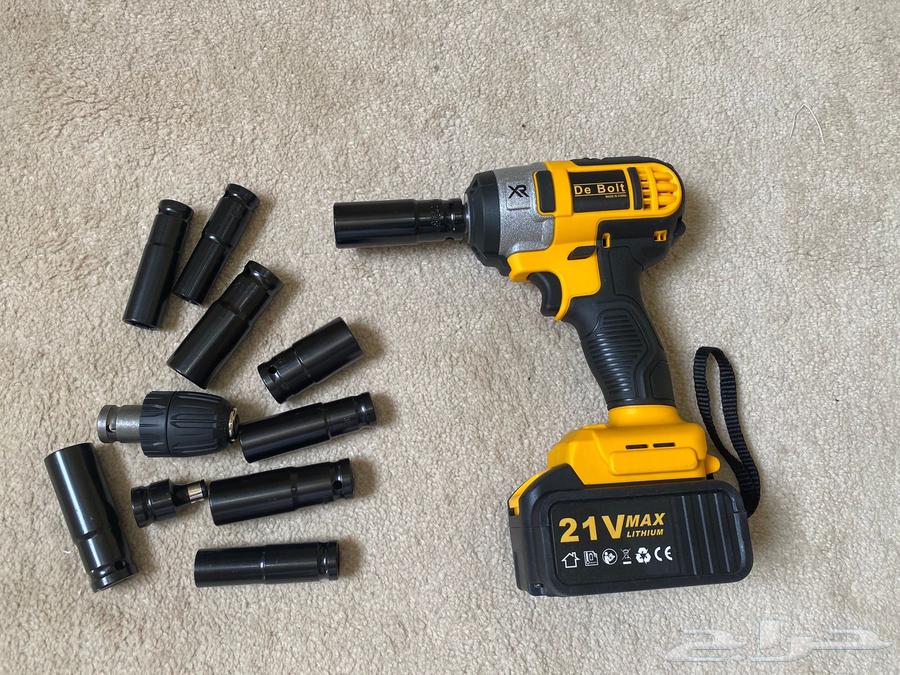 دريل مفتاح مفك حبات مسامير كفرات قوي ممتاز شحن مثل دريل هواء64422489323905111