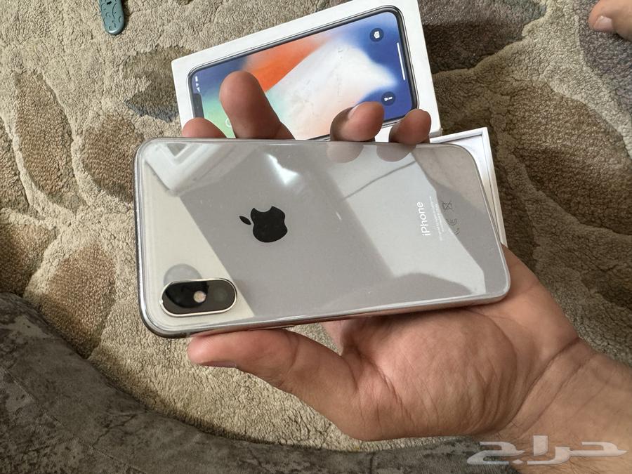 ايفون x جديد على الشرط ولا مغير قطعه 64جيجا بطارية   8164265760436610114