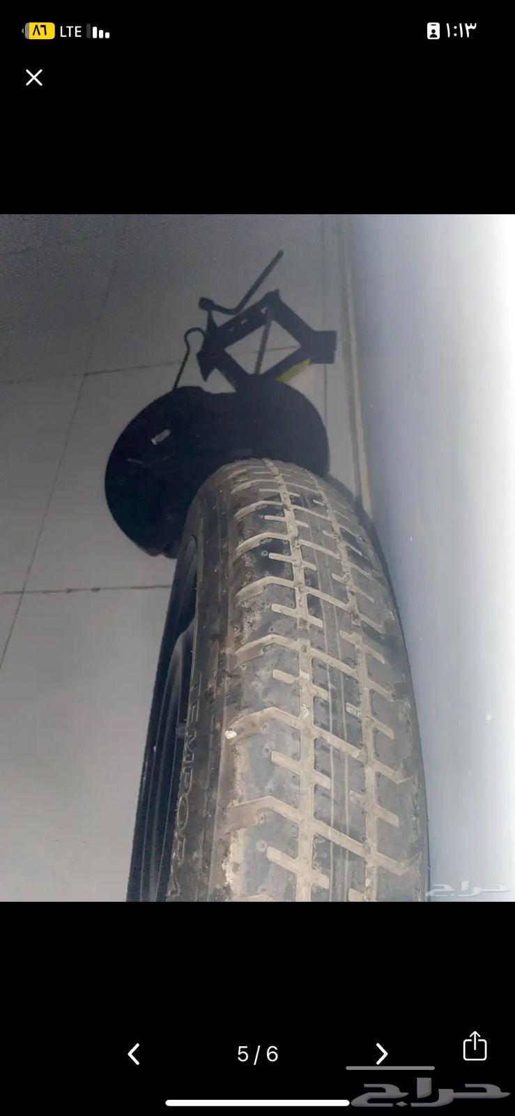 للبيع اسبير حديد اسود مقاس 17 مع عفريته العدا64422944162433111