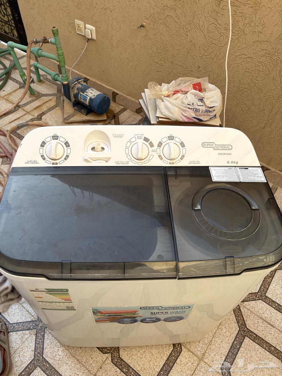 غسالة حوضين 6 كيلو شبه جديدة64269980324867112