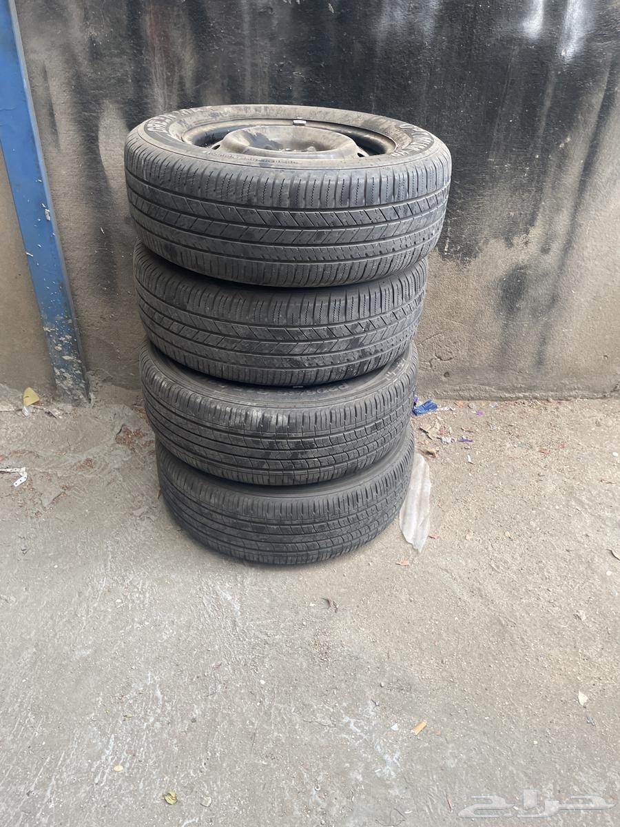 Kamry rims 15 inches, tire size 205-65-15, tires are half-life, considered new64435190786051110