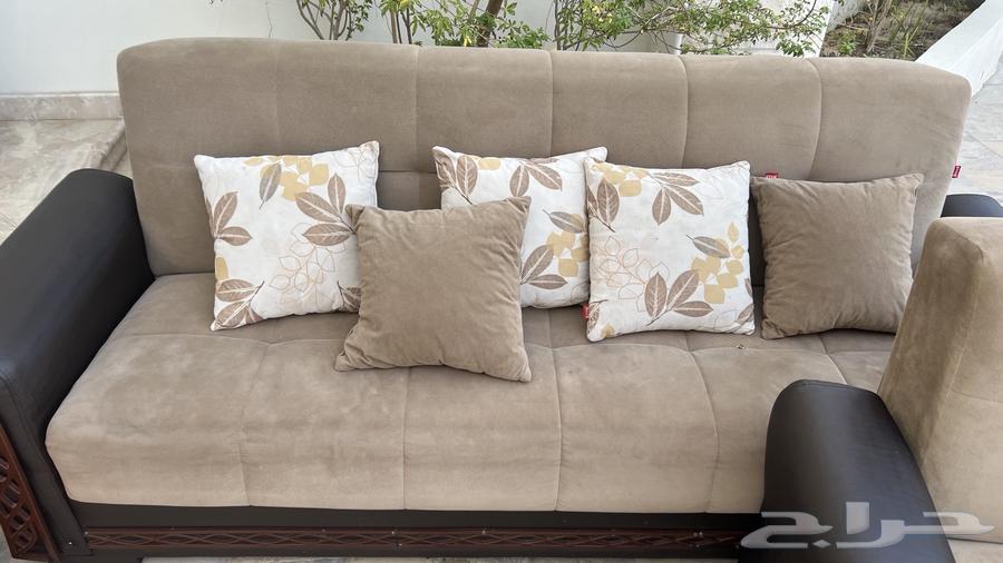Four-piece sofa set, 2 long that convert to beds and 2 short, for sale64295846000770112