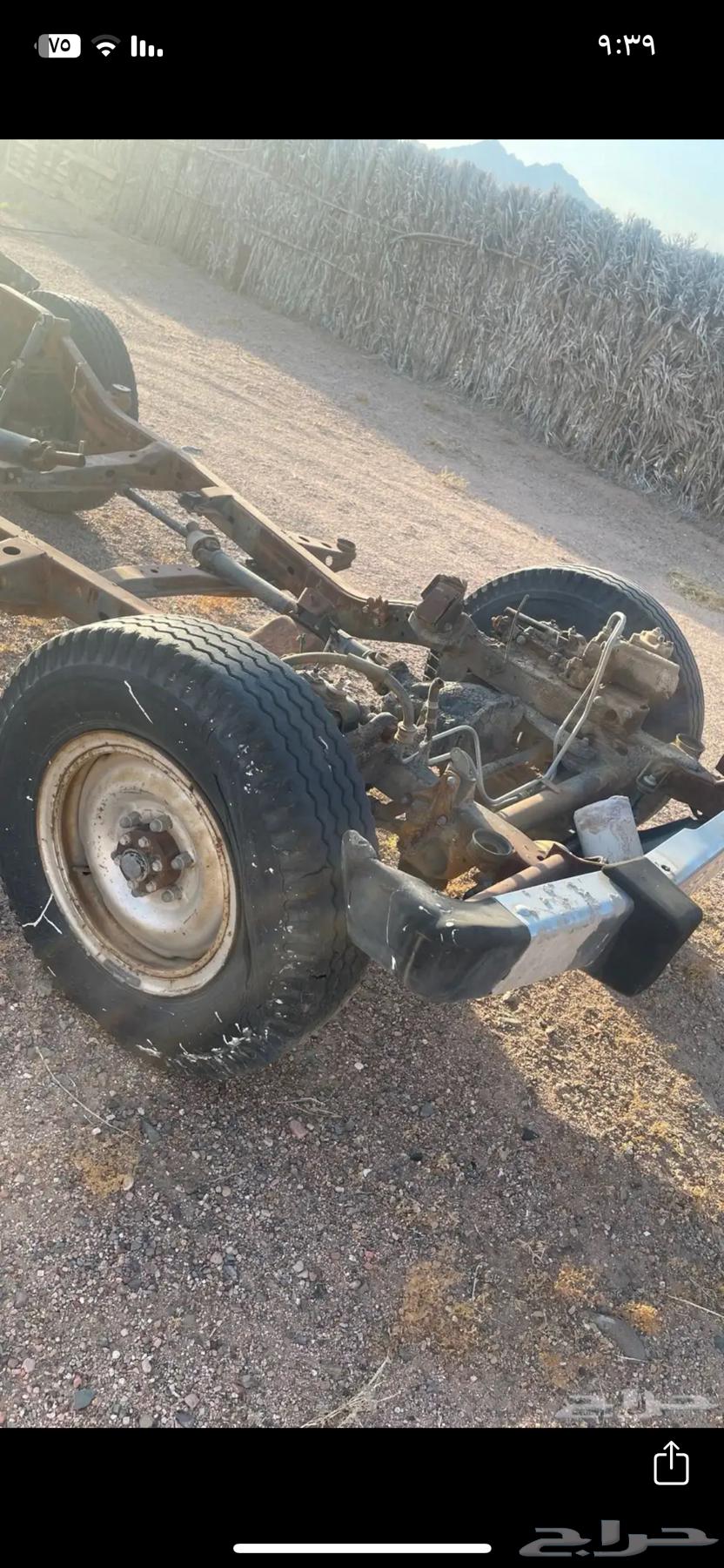 شاصي جيب متسبيوشي للبيع ينفع مقطوره الي يبيه السوم وصل 120064439145510530110