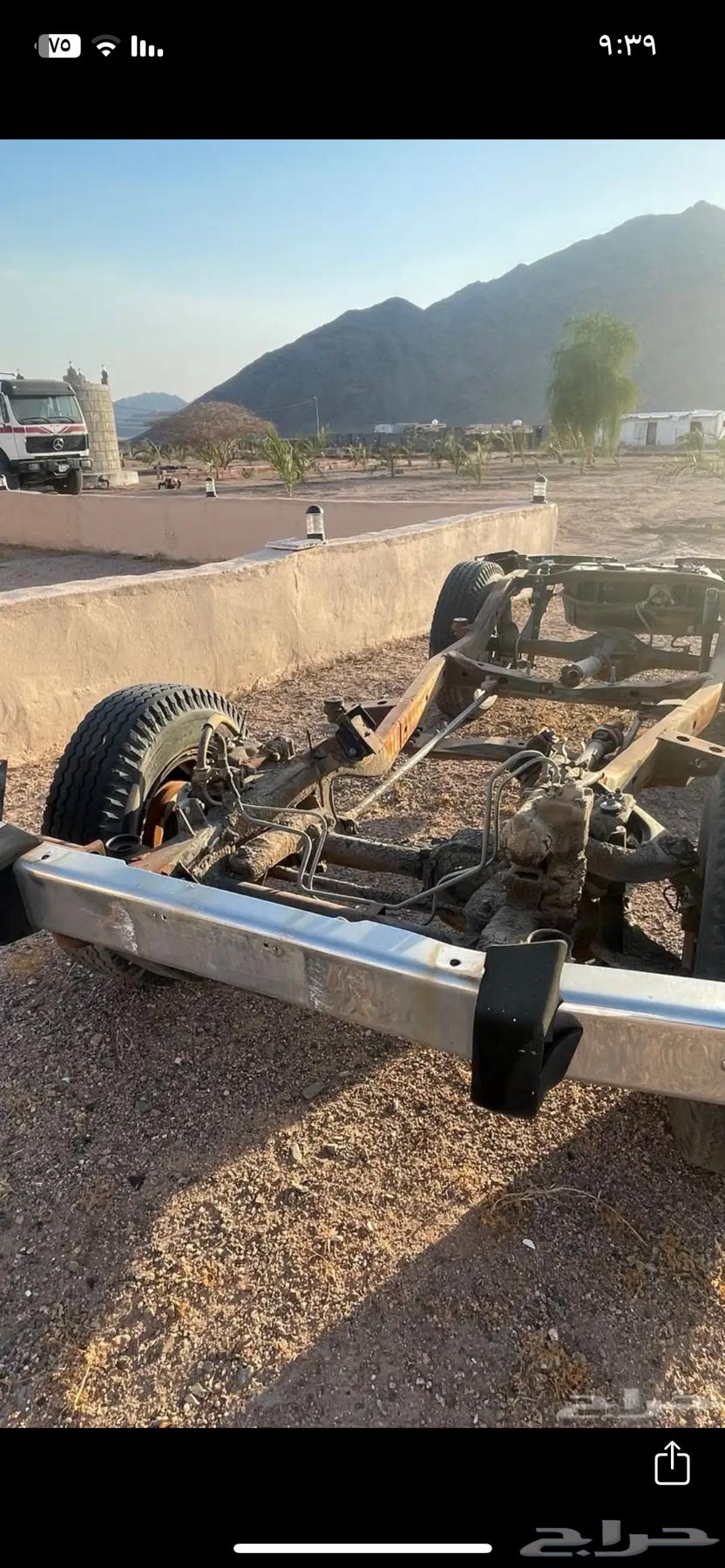 شاصي جيب متسبيوشي للبيع ينفع مقطوره الي يبيه السوم وصل 120064439145510530111