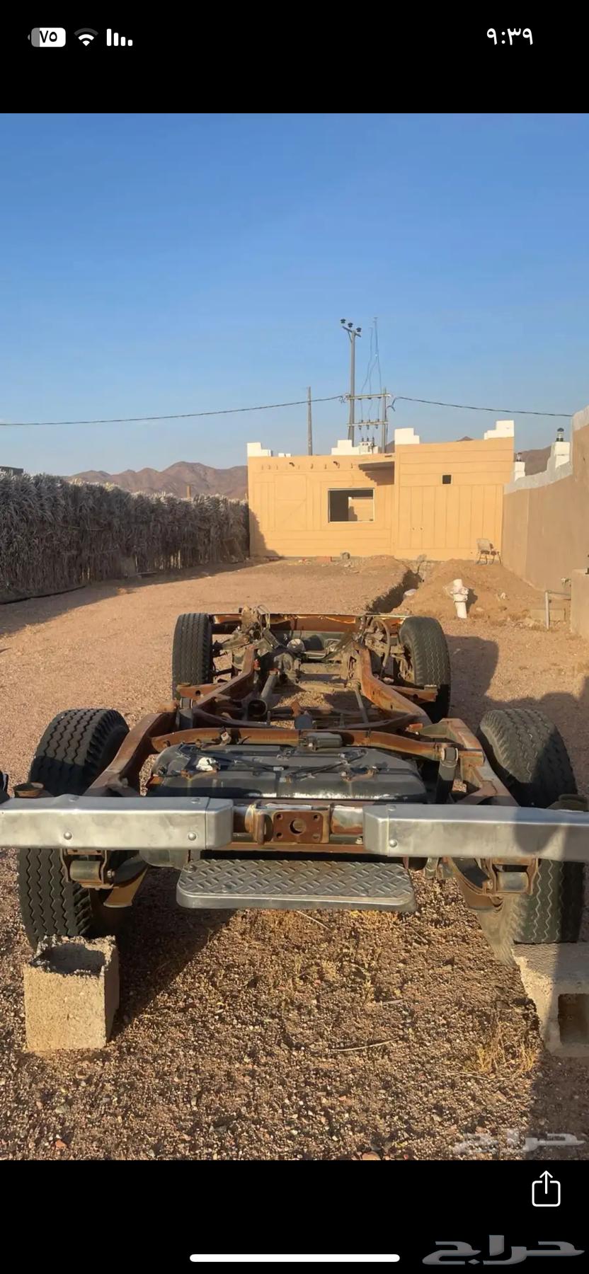 شاصي جيب متسبيوشي للبيع ينفع مقطوره الي يبيه السوم وصل 120064439145510530112