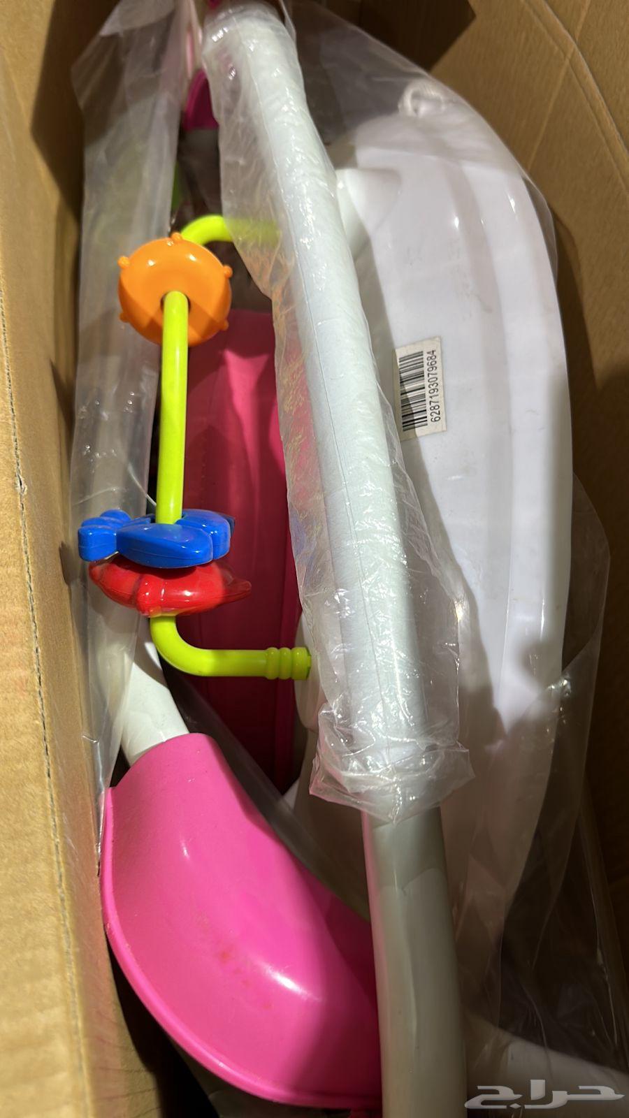 نطيطة للطفل بالكرتونة ومرتبة جونيورز جديده64230116570242110