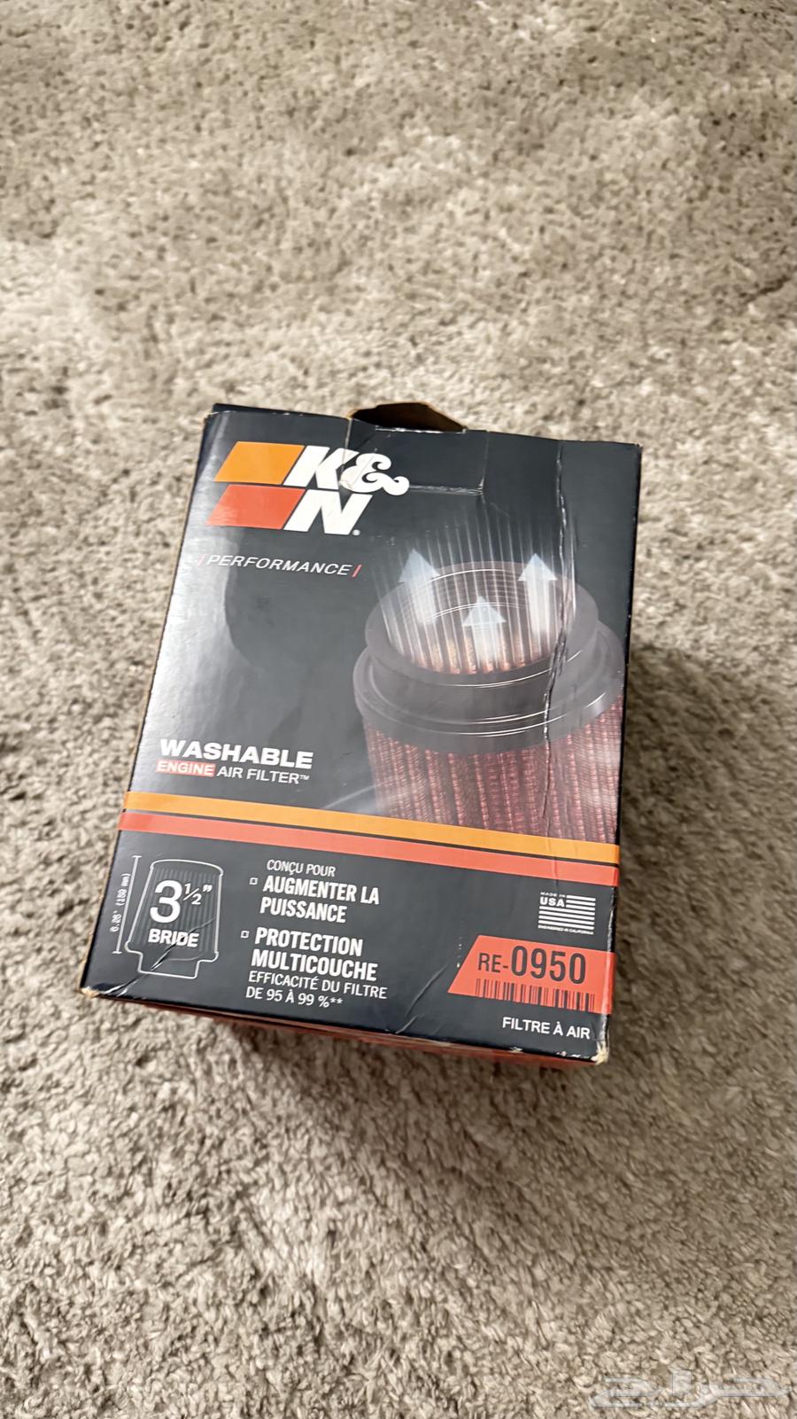 فلتر K N كي ان امريكي اصلي جديد بسعر طيب64451472772225110