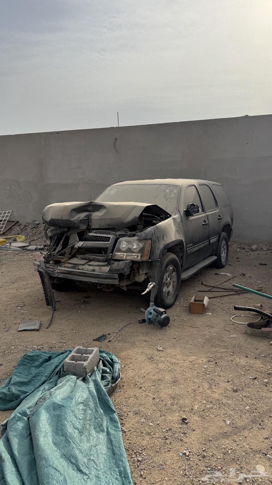 شفرولية تاهو موديل 2011 مافيه غير الصدمه المعروضه قدامكم64450637718274112