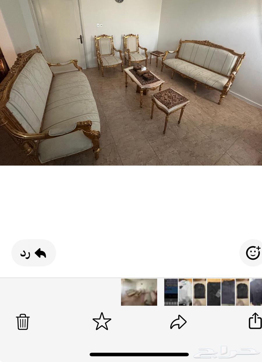 كنب تركي للبيع 2كبير 4صغير 1500 ريال الرياض64306720067458110