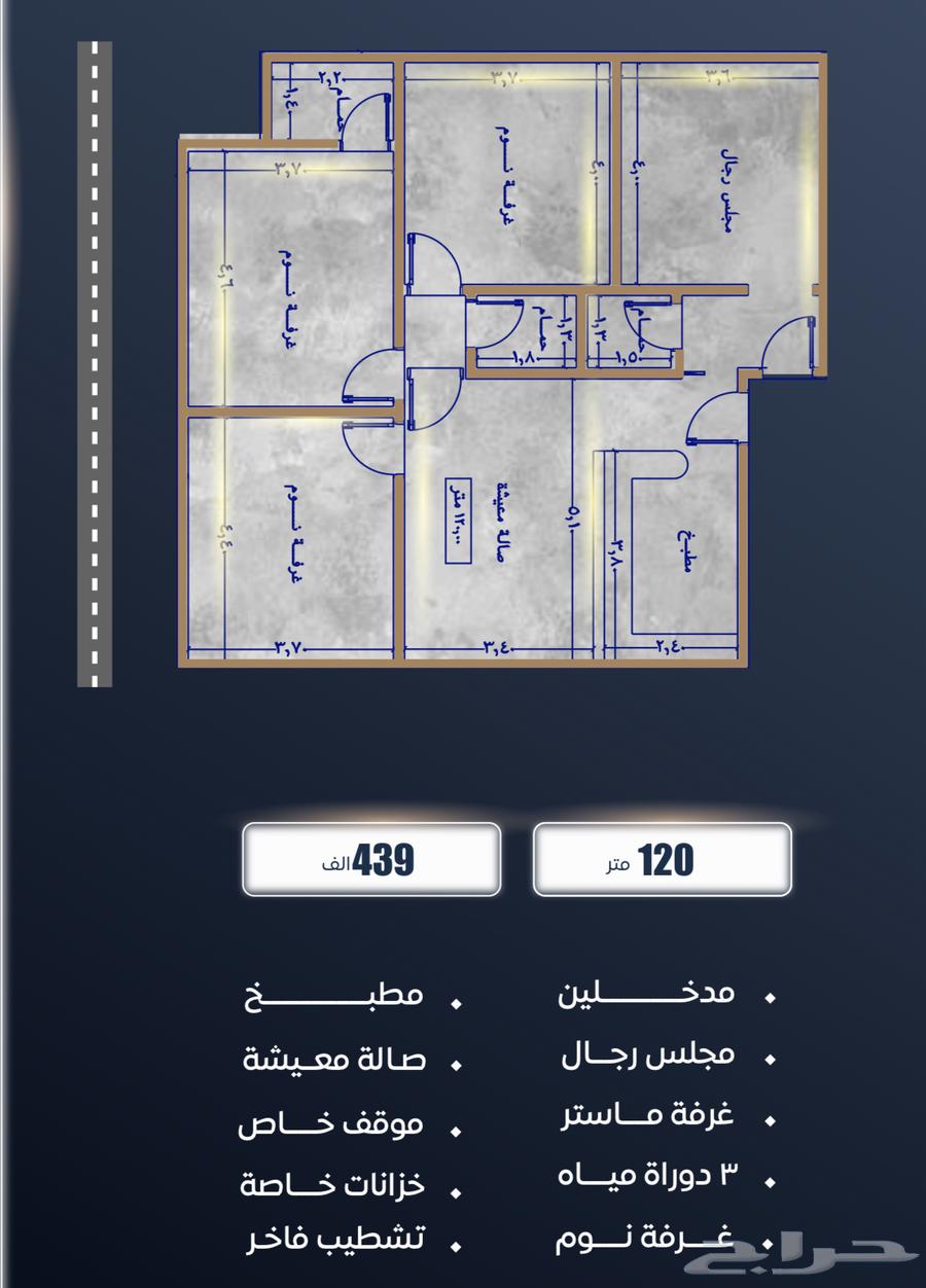 Ownership apartments for living and investment in Al-Sawari, Al-Fal plan63613605542915114
