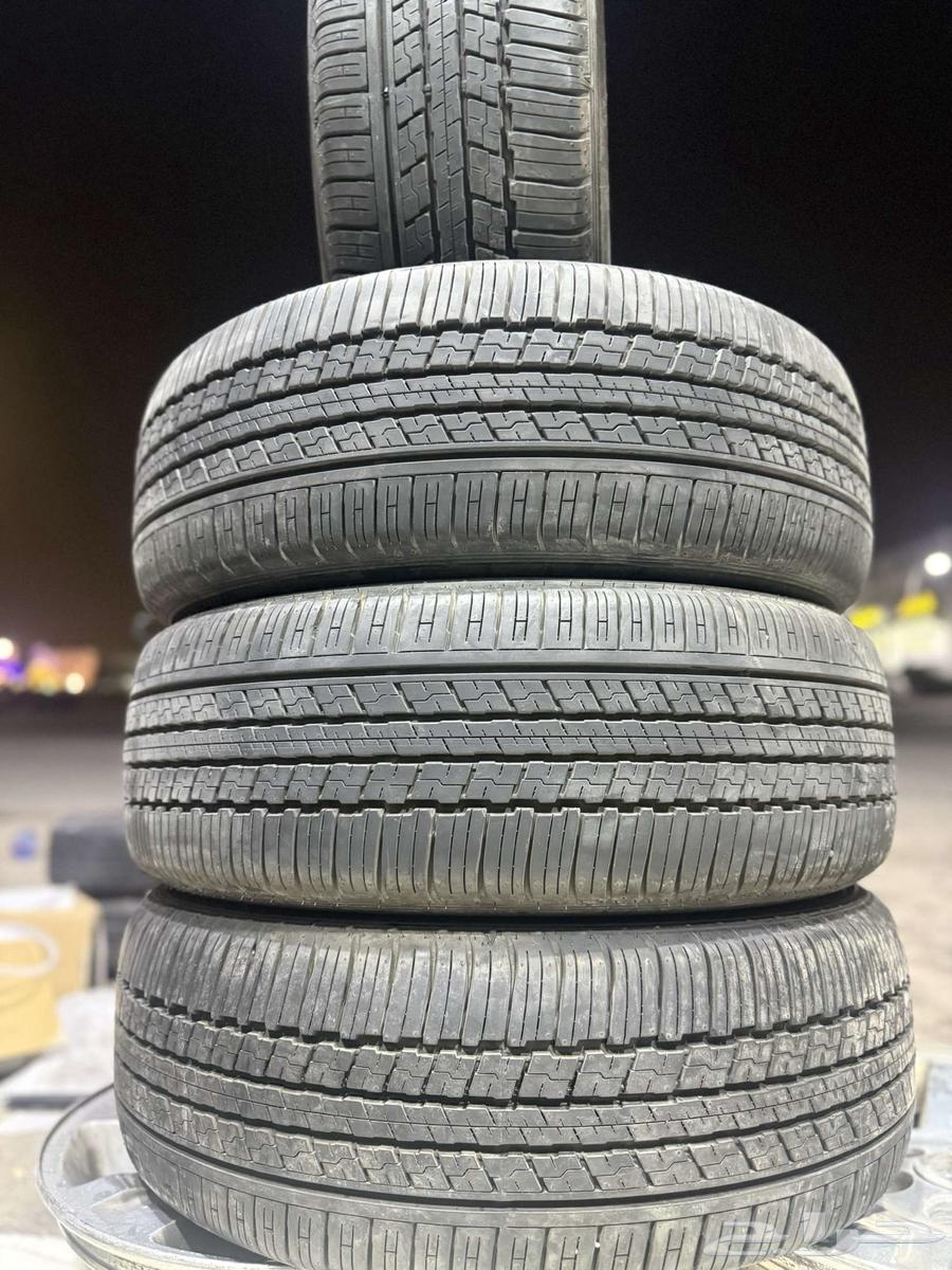 225 55 19كفرات دنلوب خوات الجدد مشروطة من اي عيوب64441212807043112