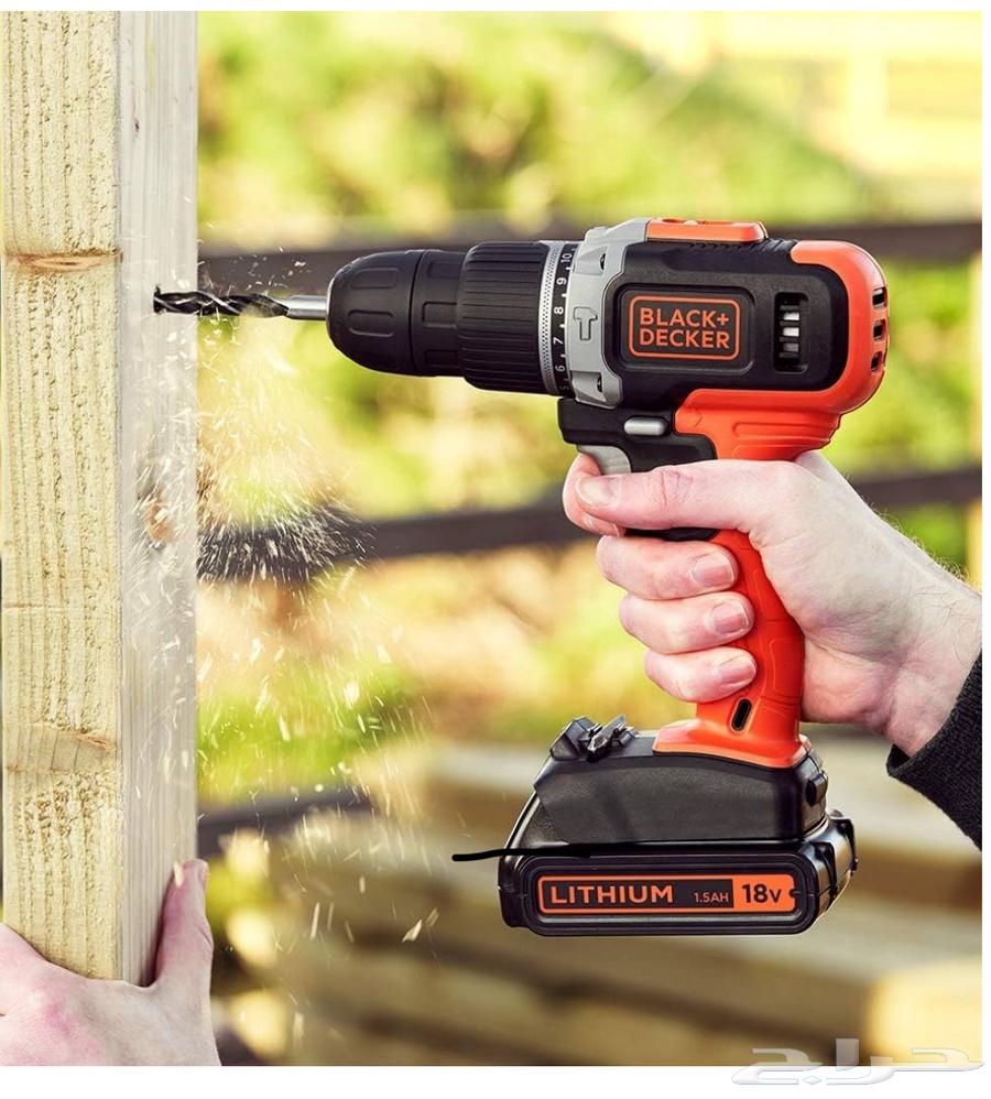 للبيع دريل بطاريه بلاك اند ديكر جديد لم يسخدم 200 نهايه64415384158978110