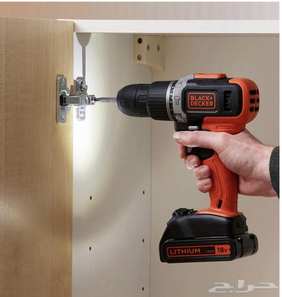 للبيع دريل بطاريه بلاك اند ديكر جديد لم يسخدم 200 نهايه64415384158978111