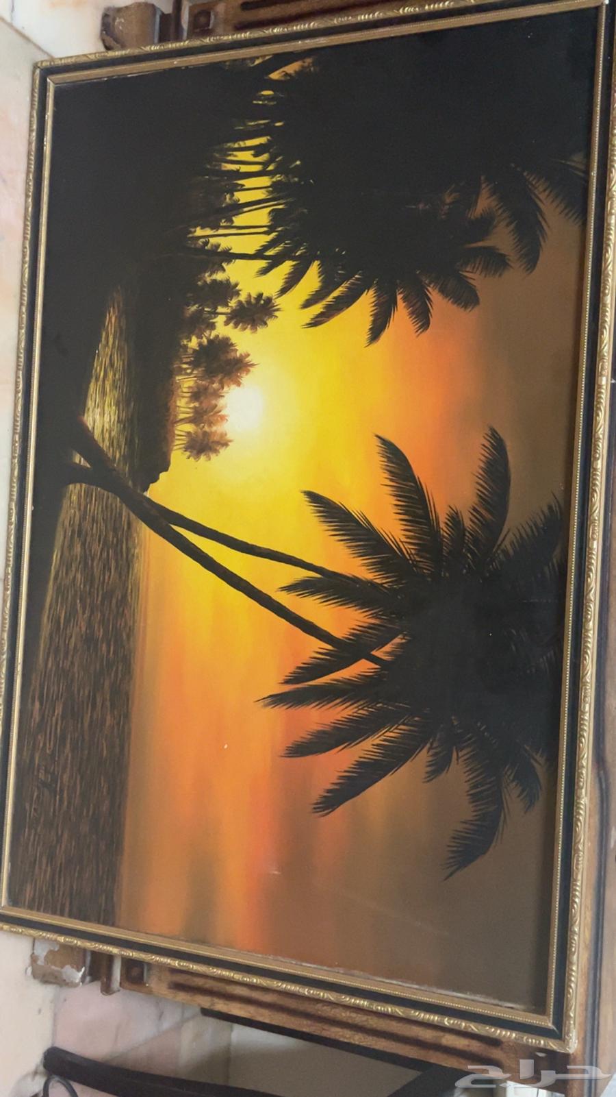 لوحة فنية مميزة ينقصها غلاف للبيع64461499218051110