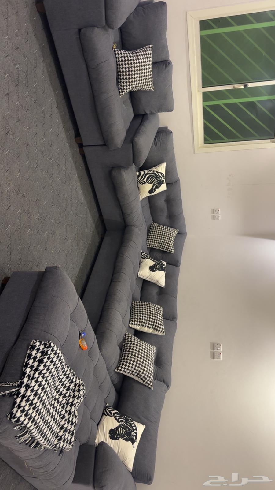 اثاث كنب صالة وغرفت نوم دولاب وسريرين نفر ونص64317706380035111