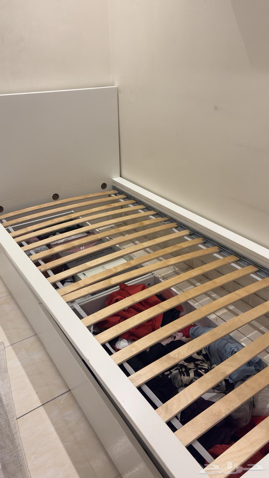 سرير ايكيا مع ادراج ومرتبه64314006892675111