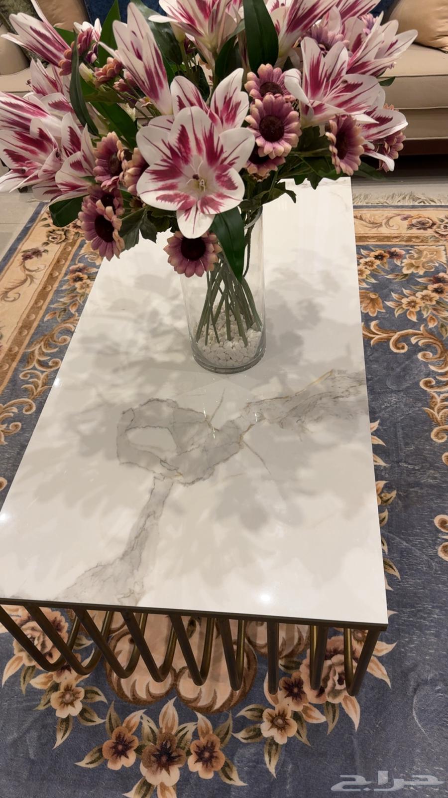 طاوله للمجالس مع زوليه64321166674177113