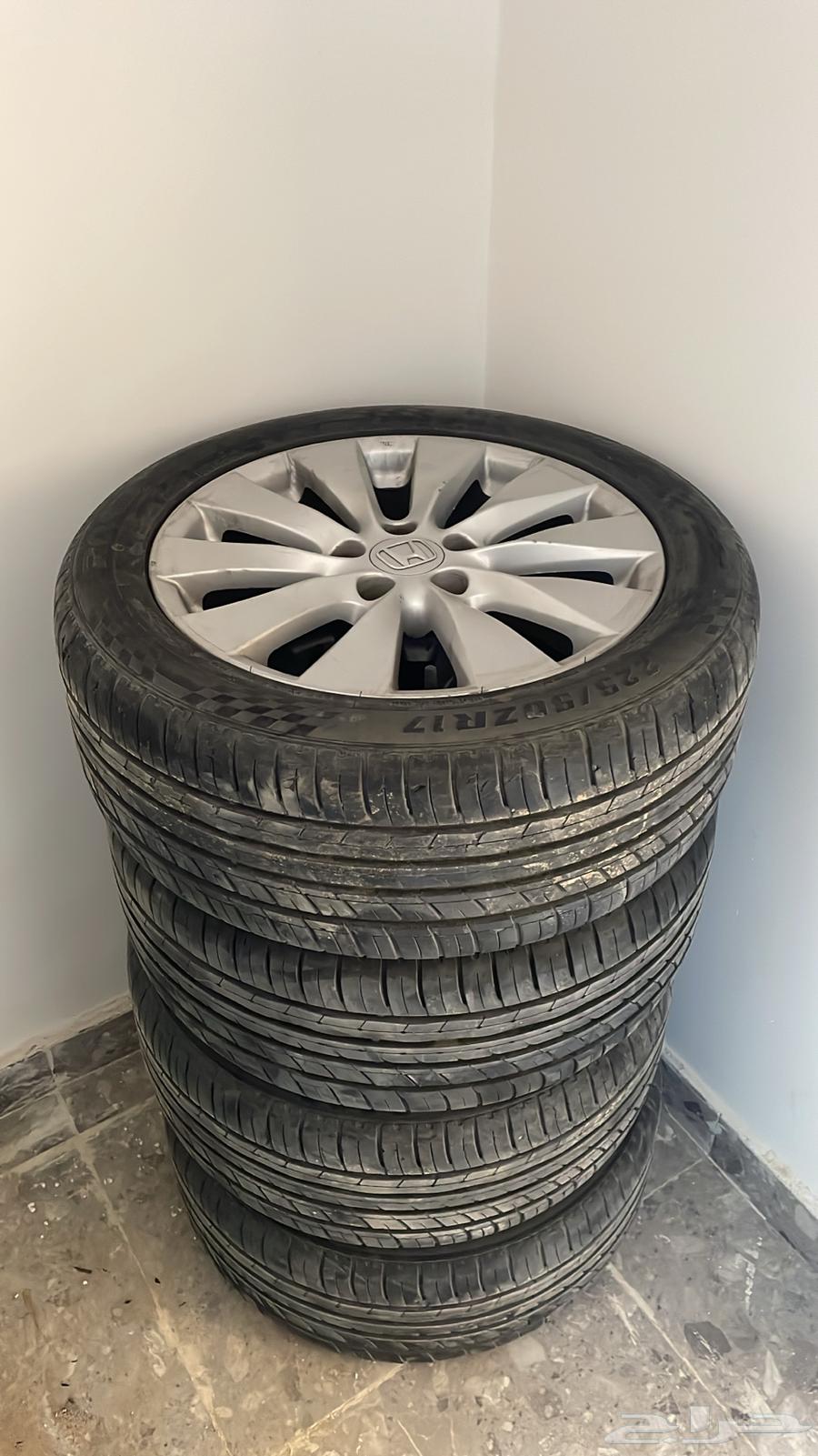 طقم جنوط هوندا اكورد 2016-2013 بكفراتها64460611596930110