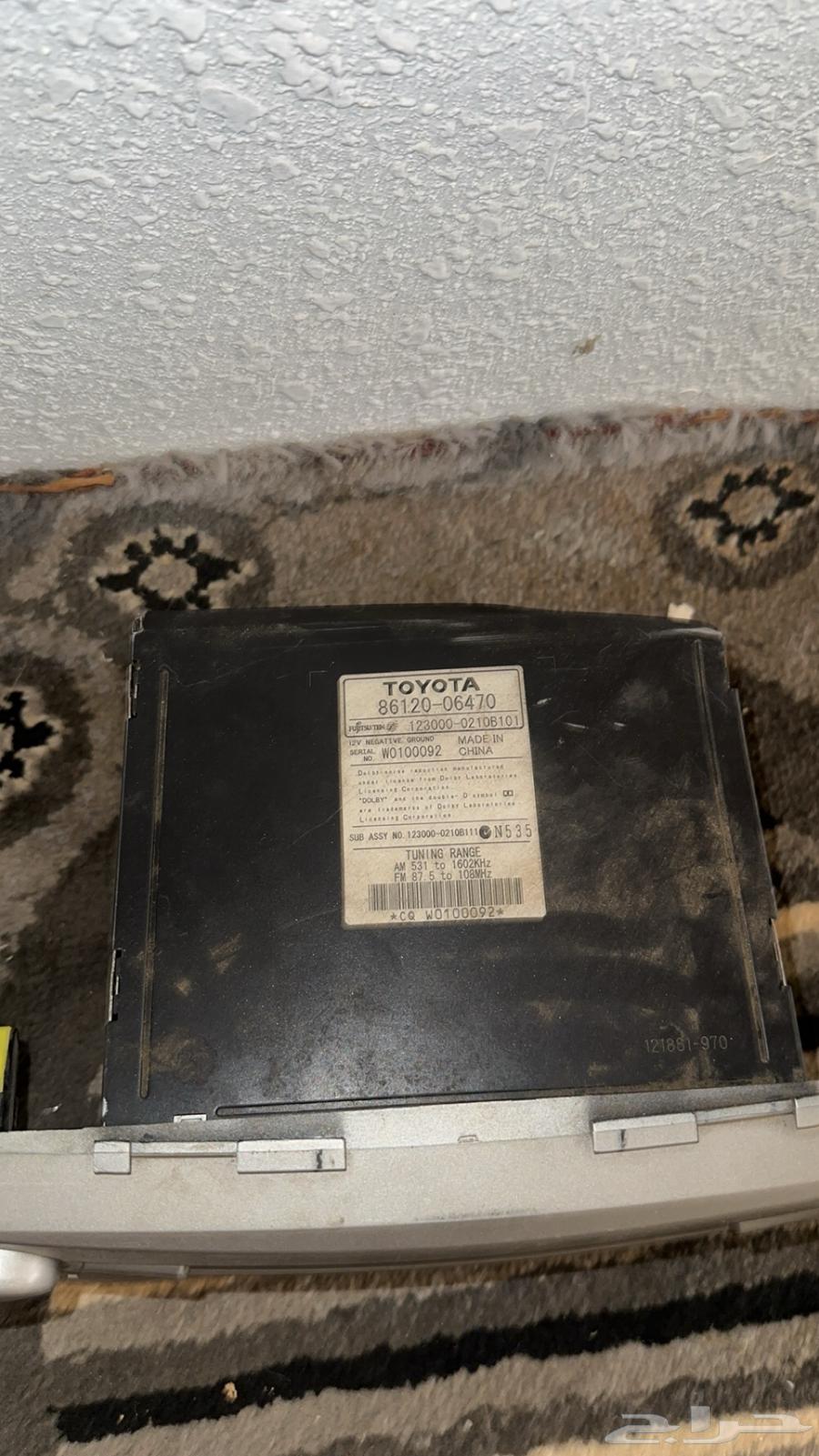 مسجل كامري يركب من 2007الى 2011 وكاله64457171966337111