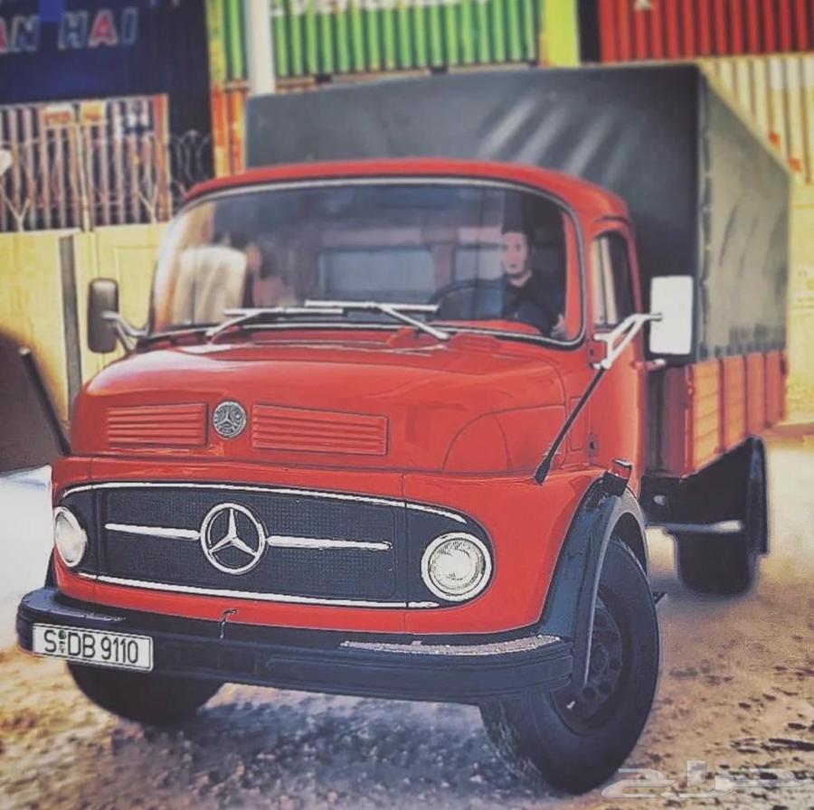 مجسم سيارة تريلا مرسيدس بوز أصلي من مرسيدس64457854400513110