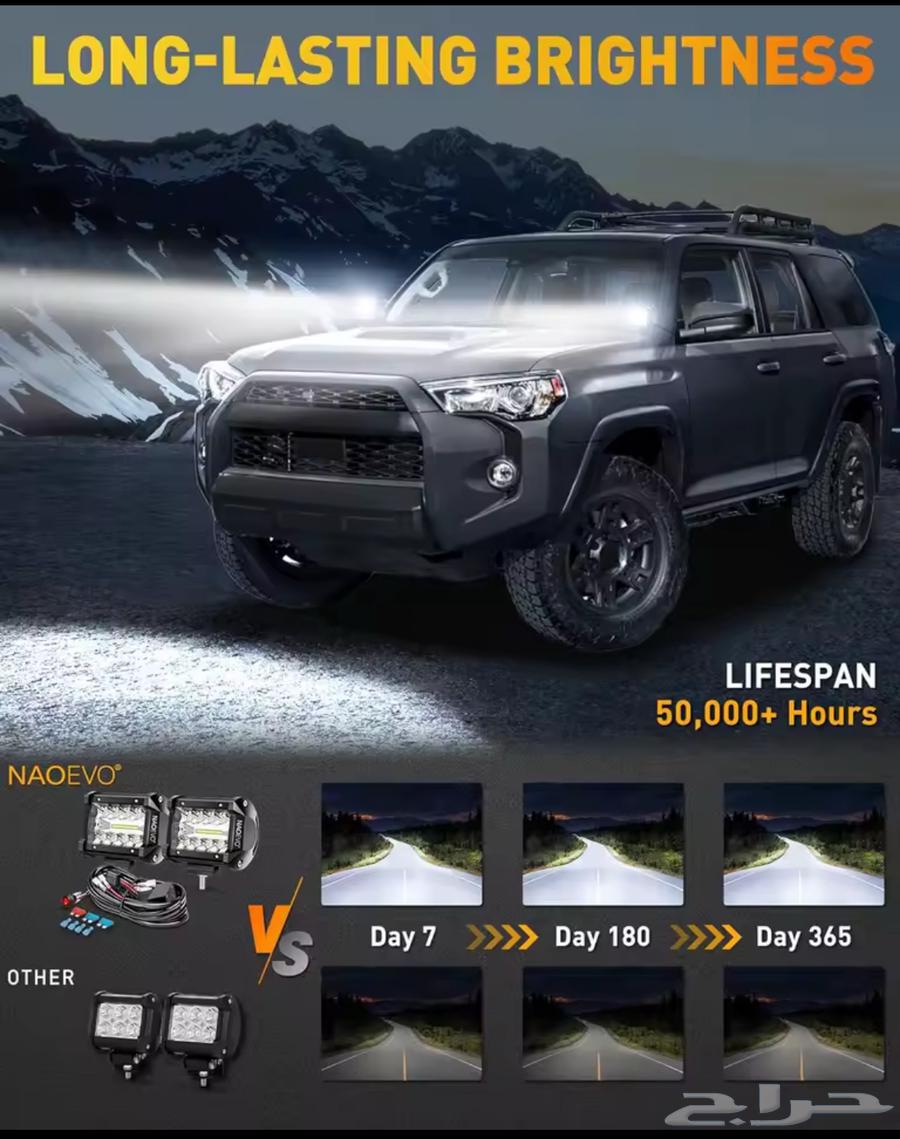 Hood Lights for All Types of Cars Only 180 SAR with Base64459139227523111