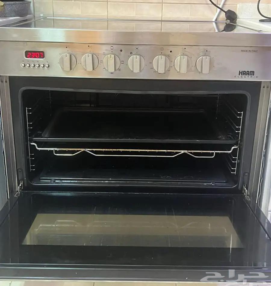 فرن هام الايطالي كهربائي خمس عيون نظيف مستخدم فتره بسيطه64313757595523112