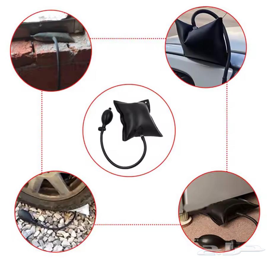 مضخة هوائية قابلة للنفخ لباب السيارة   أداة إصلاح السيارات64453394032513111