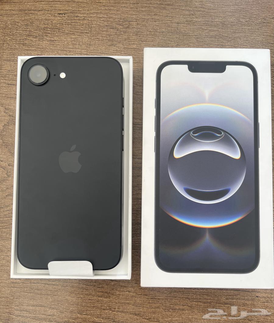 iPhone 16e 128GB memory, used with original box, black color64319315776130110