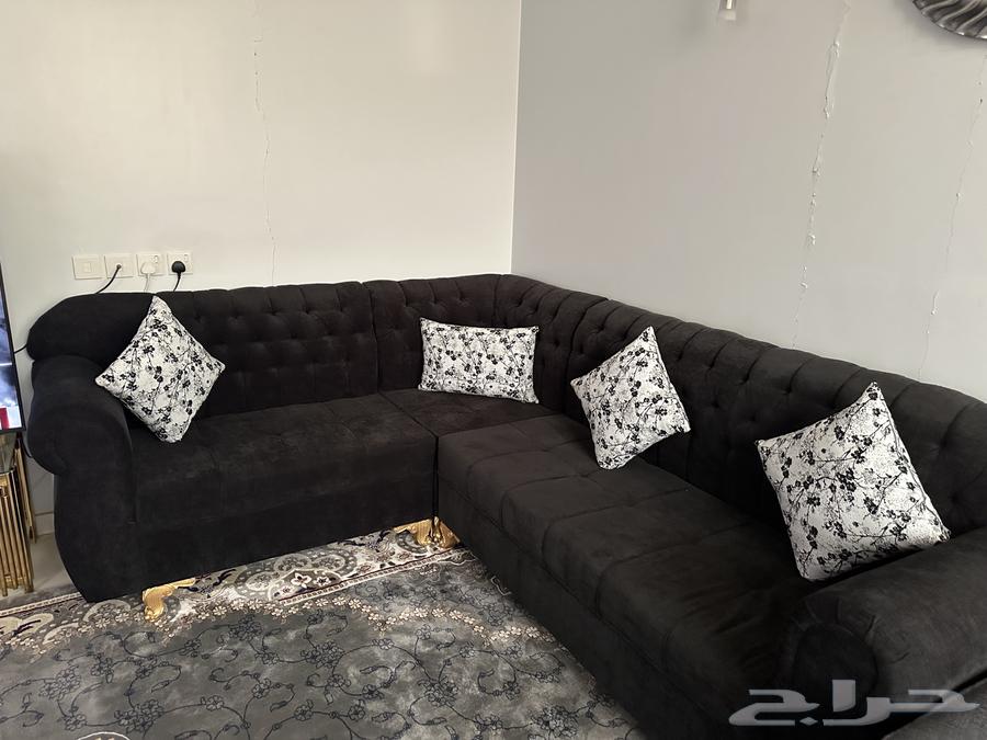 للبيع كنب زاويه تفصيل جديد64319120983809110