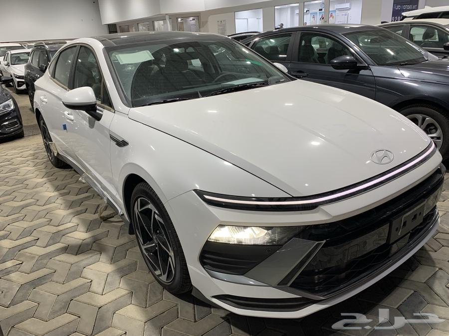 هيونداى سوناتا سمارت ابيض سقف اسود بسعر مميز جدا64455440596355112