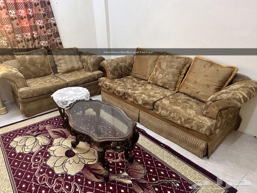 مكيف وغرفة نوم ودولاب وانترية ومنشر وغاز واغراض اخري64322581534210110