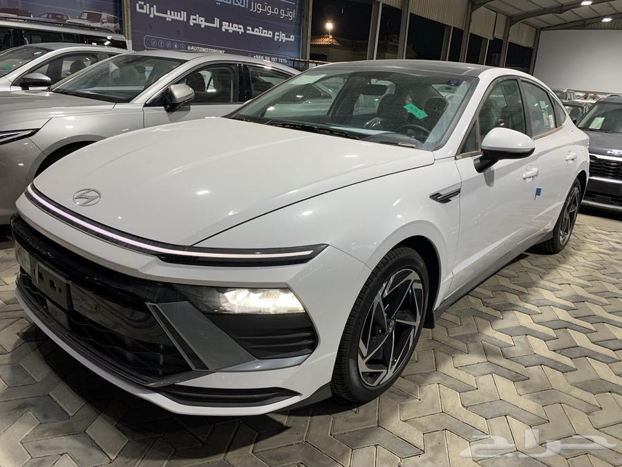 هيونداى سوناتا سمارت ابيض سقف اسود بسعر مميز جدا64455440596355113