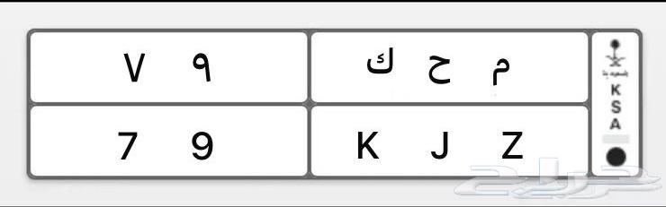 لوحة مميزة للبيع (م ح ك 9 7)64459245084034110