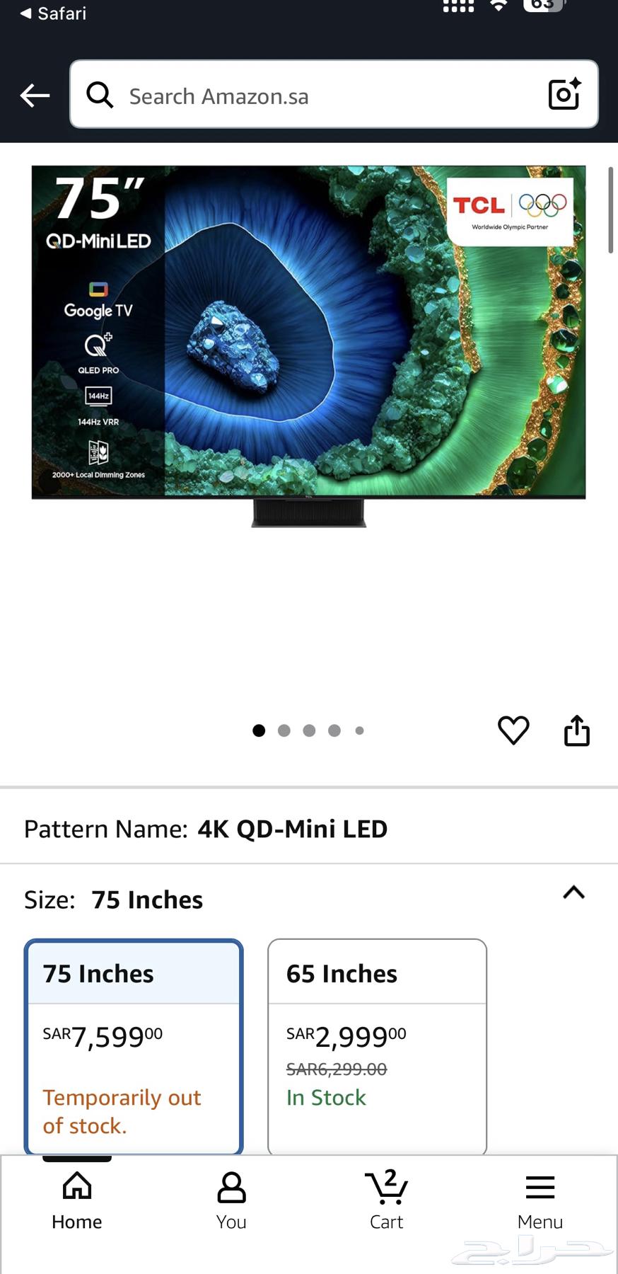 شاشة TCL C855 4K 144Hz تلفزيون ميني ليد XBOX HDR PS5 240Hz64129593688194113