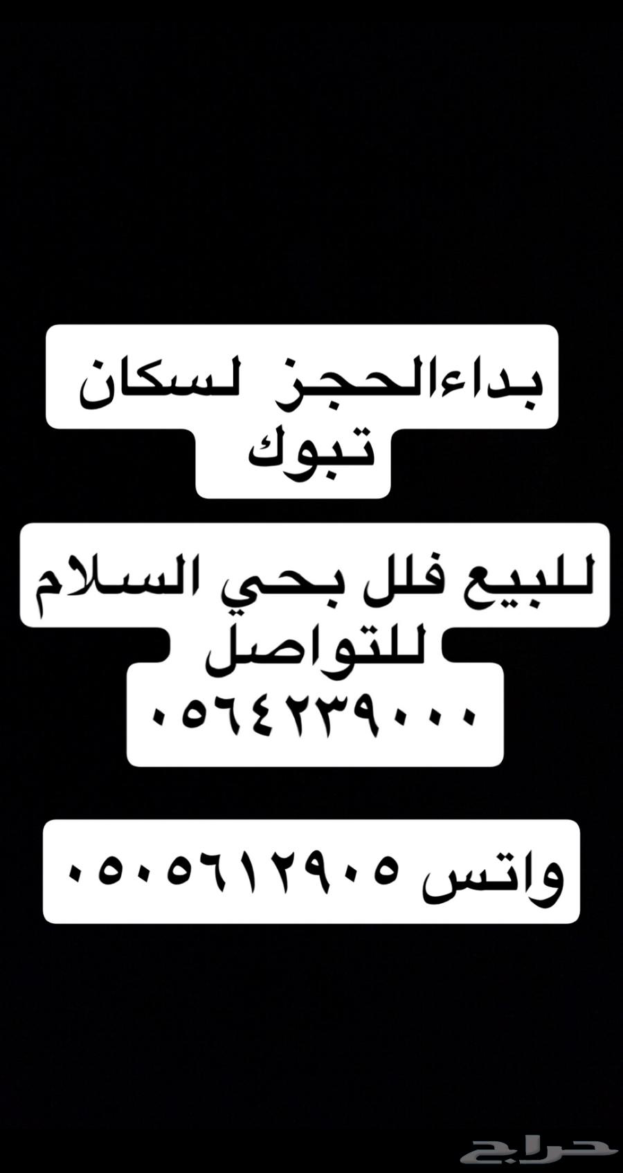 فلل بالسلام للبيع بتبوك63613623071489110