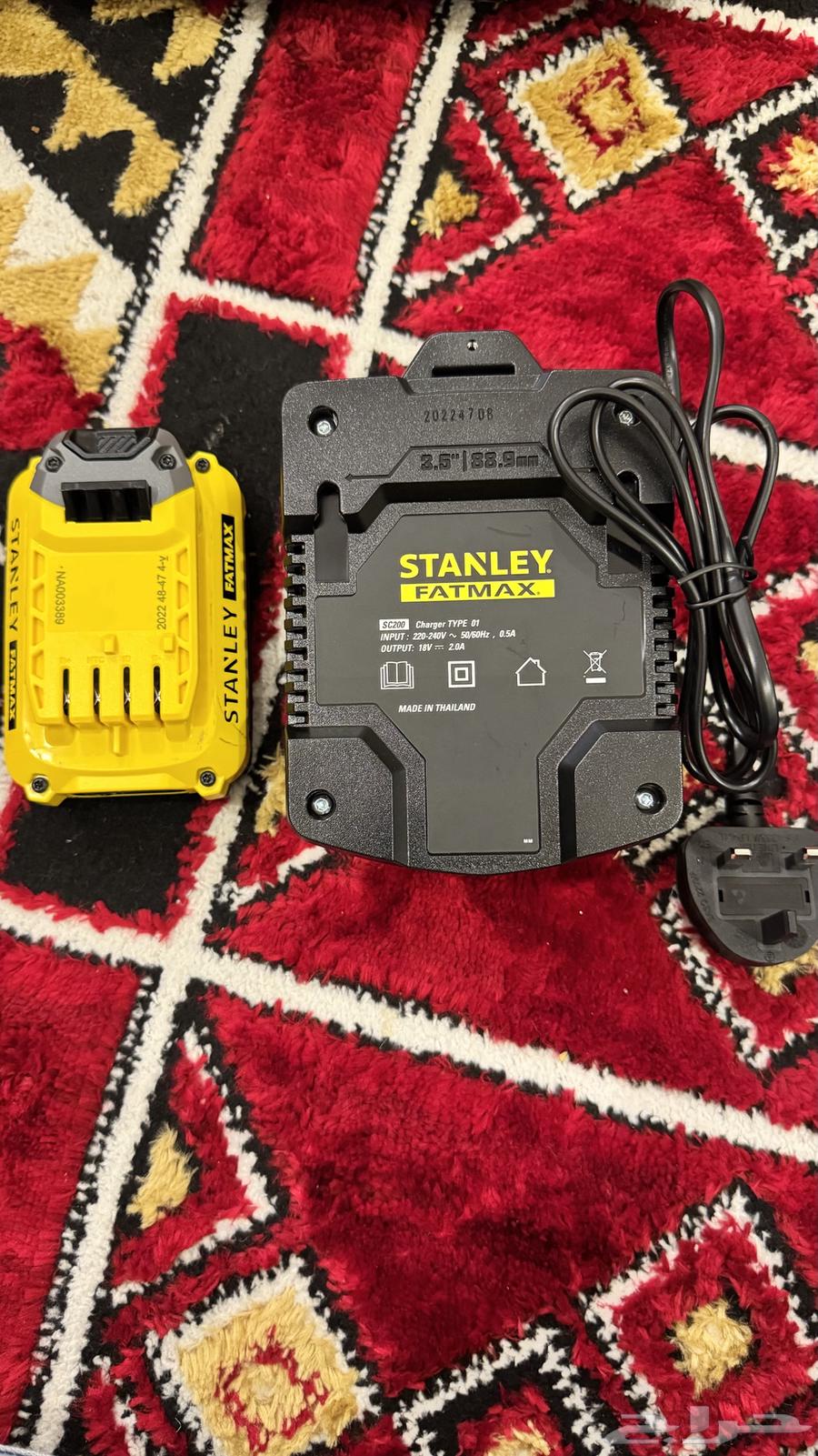 درل شحن ستنالي اصلي نوعين مطرقة او عايدي Stanley64473064808963111